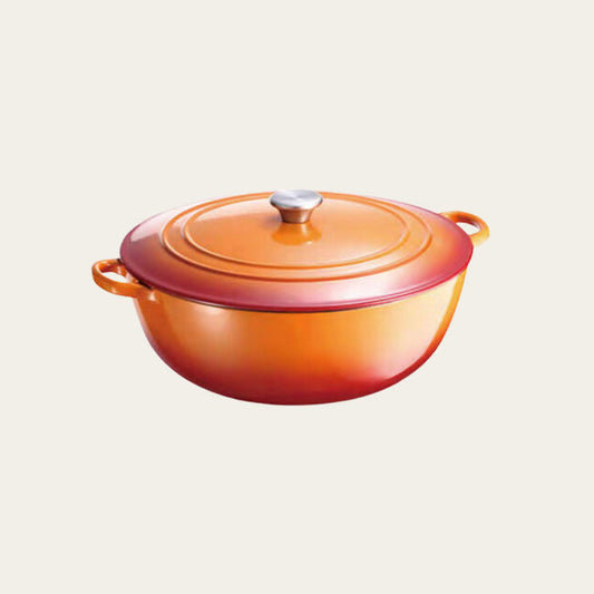 [CUSTOM] Enameled Cast Iron Braiser, 13”(33cm)