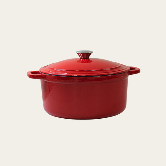 Enameled Cast Iron Dutch Oven, 10”(26cm)