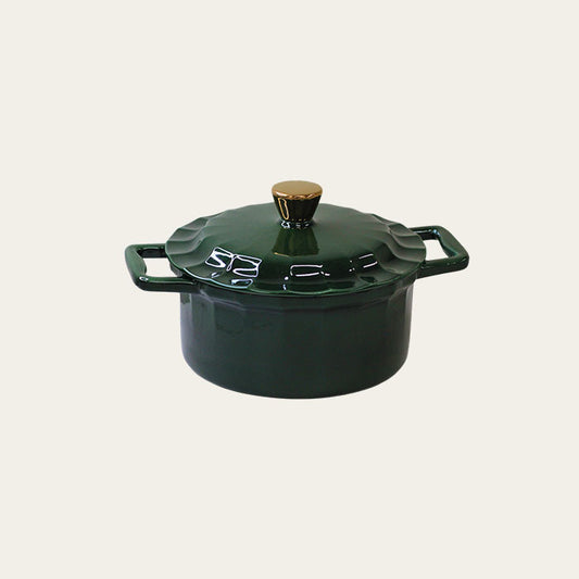 [CUSTOM]Enameled Cast Iron Dutch Oven, 8.7”(22cm)