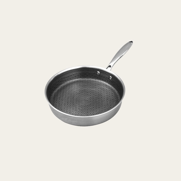 Honeycomb Stainless Steel Frying Pan, 10”(26cm)