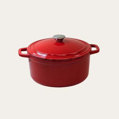 Enameled Cast Iron Dutch Oven, 10”(26cm)