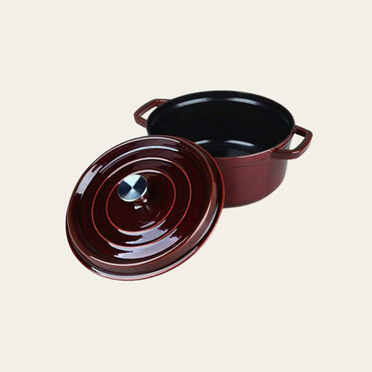 Enameled Cast Iron Dutch Oven, 10”(26cm)