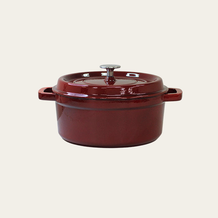 Enameled Cast Iron Dutch Oven, 10”(26cm)